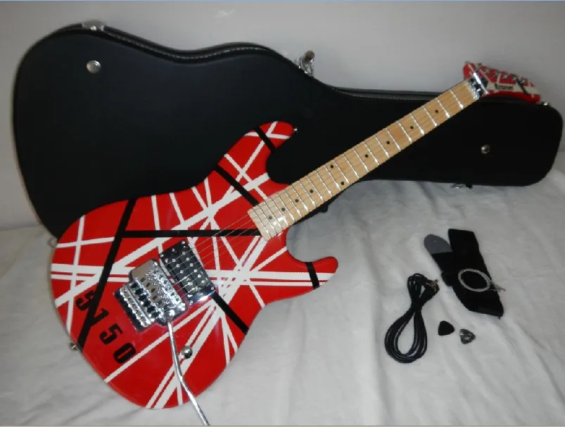 Free shipping Wholesale 6 Strings kramer EVH 5150 RED EVH series ARI
