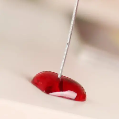 SOSW-10 x держатель для заметок красный в форме сердца полимерная основа фото пустой Примечание Памятка клип дерево дисплей