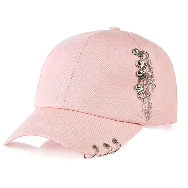 Sanjiayi Adult Bts Casual Solid Adjustable Iron Ring Baseball Caps Snapback Cap Hats Fitted Casual Gorras Dad Hats