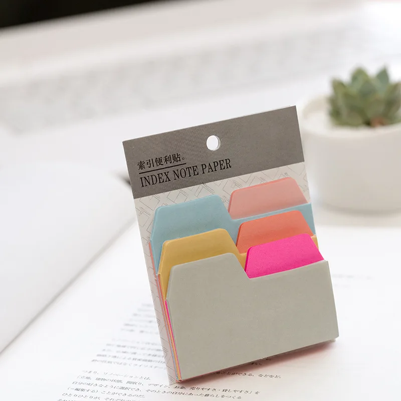 

6-color Index Memo Pads Notes Post Color Index Notes School Office Supplies
