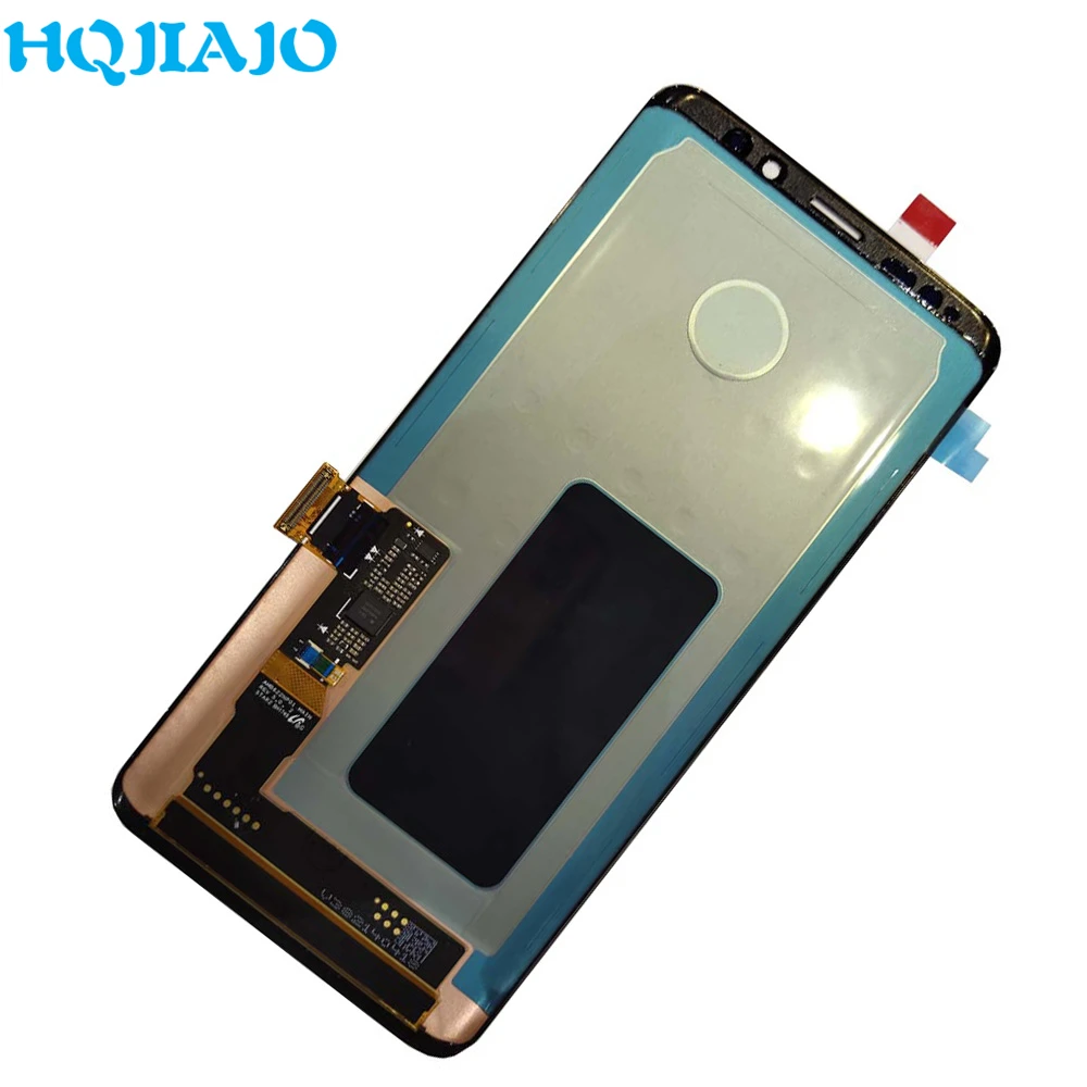 Супер AMOLED тест для samsung Galaxy S9 + G965F G965W сенсорный экран дигитайзер рамка ЖК дисплея