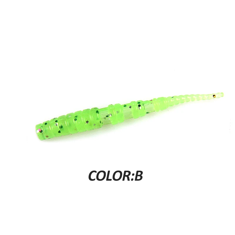 2018 Supercontinent Fishing Soft Worm Lures Ice Fishing Bait Soft Polaris Sinking Lure Pesca Cheap Fishing Tackle