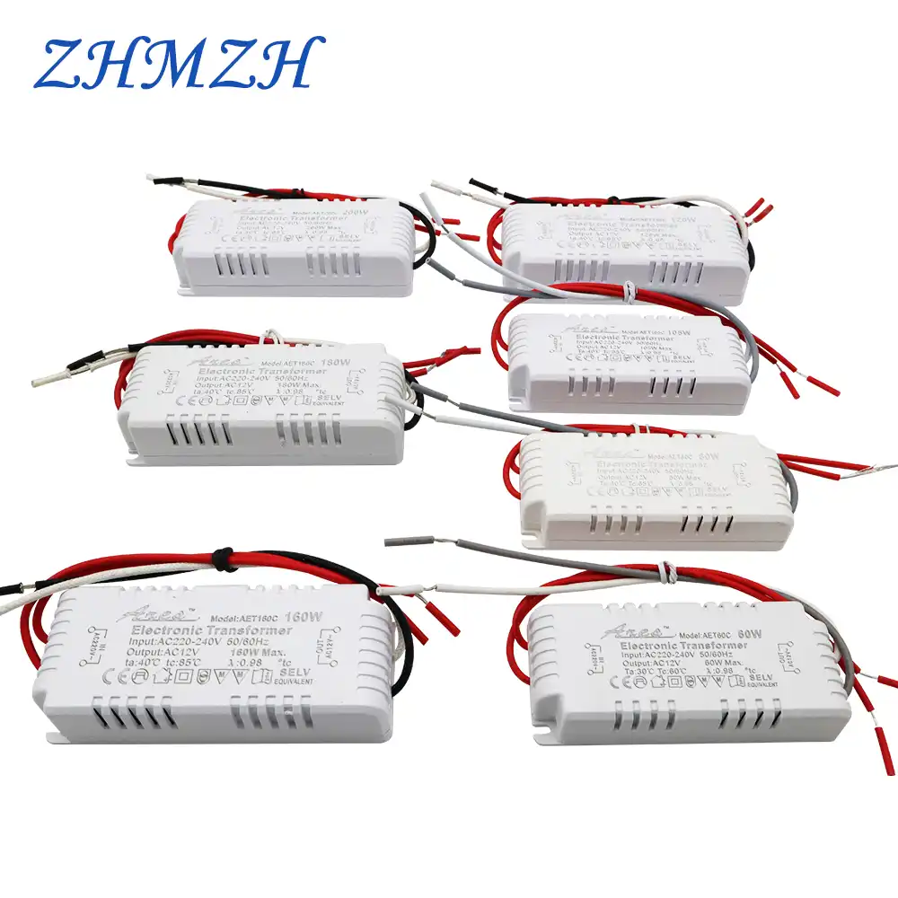 Диммируемый 160 Вт 180 Вт 200 Вт AC220V к AC12V электронный трансформатор для G4/G5.3 MR11/MR16 кварцевая лампа галогенная лампа хрустальная лампа CE - изображение