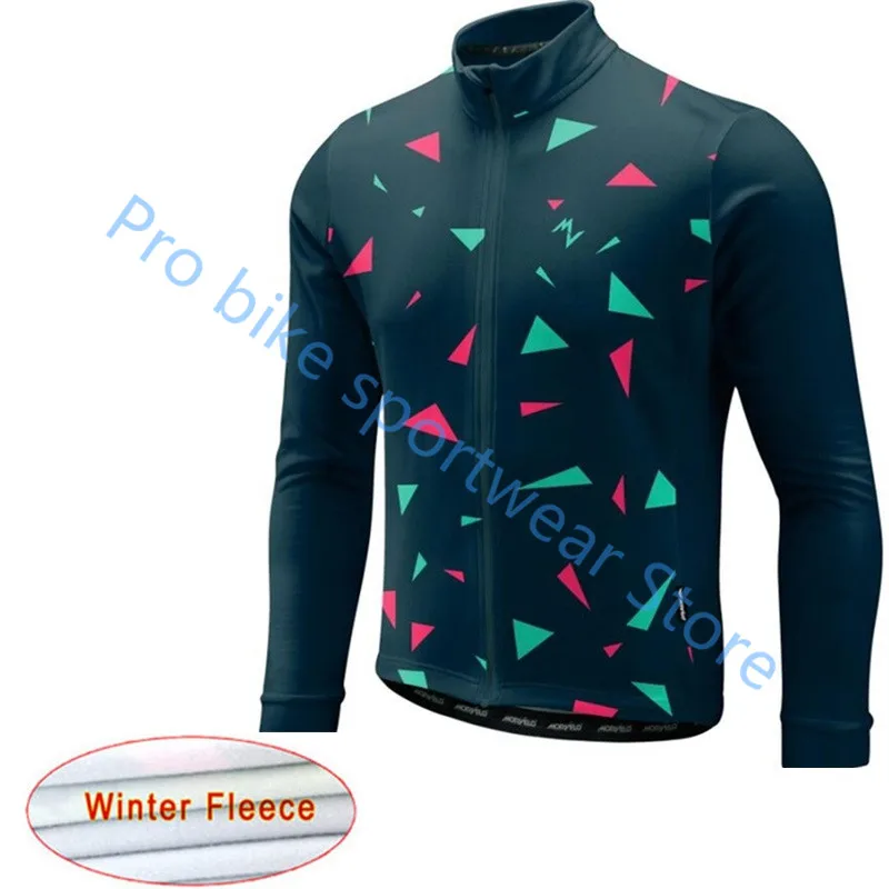 Ropa Ciclismo Morvelo Racing Велосипедный спорт Mountain MTB Pro команда Велоспорт Джерси Зима с длинным рукавом термальность флис велосипед Костюмы