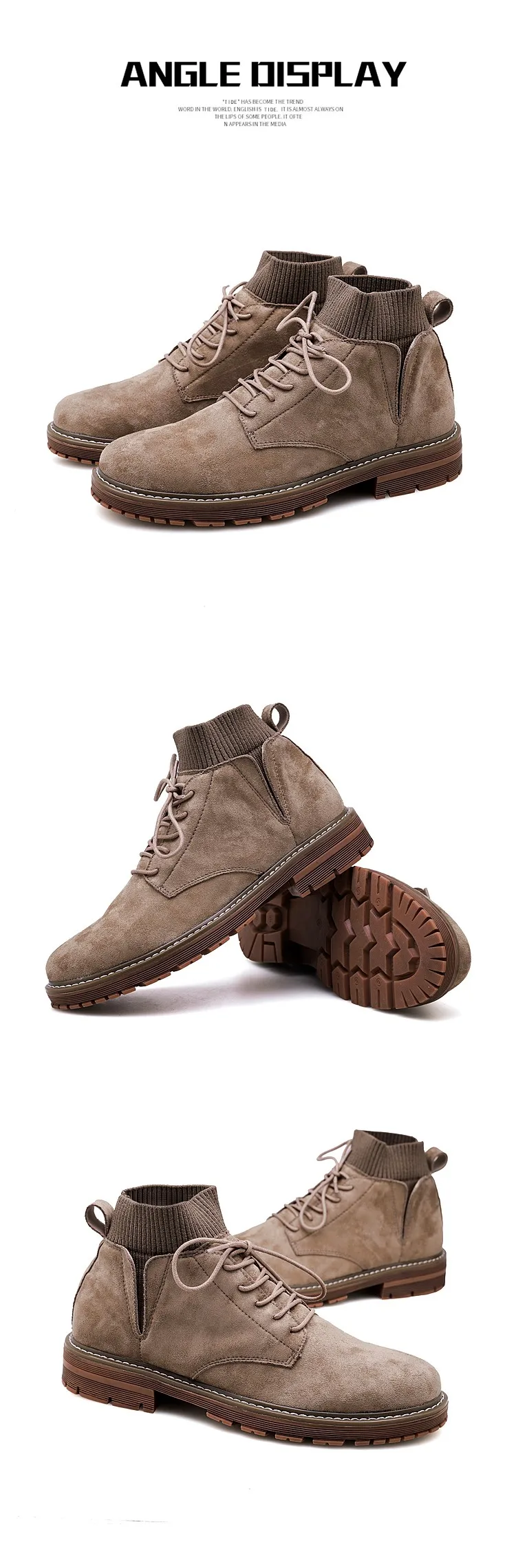 Большие размеры; Ботинки martin из натуральной кожи; мужские короткие ботинки в британском стиле; высокие ботинки; зимние военные ботинки; Ботинки Челси; мужская обувь