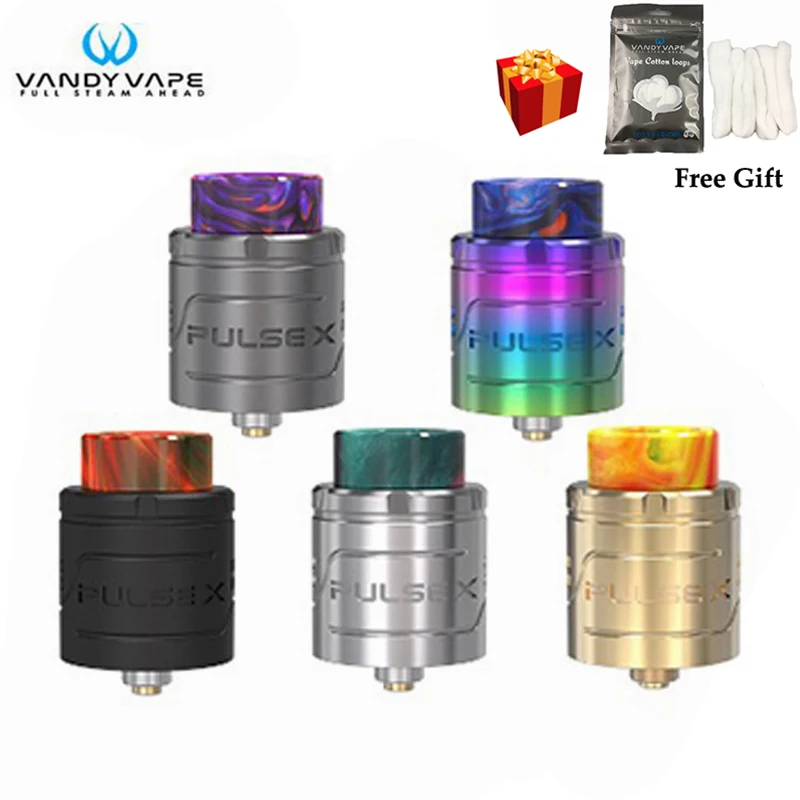 

Original Vandy Vape PULSE X BF RDA 2ML Electronic Cigarette Atomizer Vandyvape Top Squonk Feed Vertical & Horizontal Build Vape