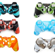 100 шт/партия Мини Цвет Силиконовые Защитный чехол КРЫШКА ДЛЯ sony PS2 PS3 контроллер самую низкую цену на AliExpress