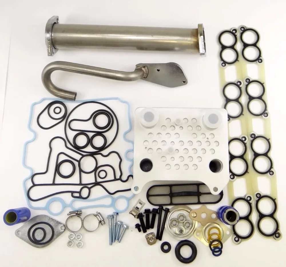 Upgraded Oil Cooler Kit /& EGR Cooler Kit for Ford 6.0L Turbo