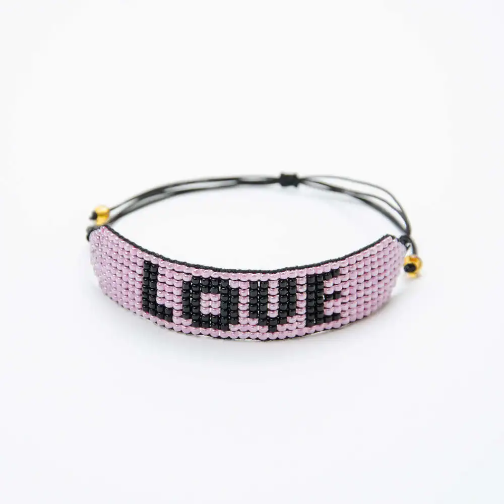 

Go2boho Dropshipping Cuff Bracelet Love Pulseras Wrap Bracelets MIYUKI Handmade Loom Woven Delicas Beads Women Gifts Beadwork