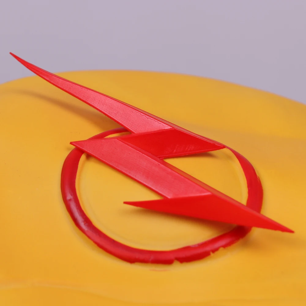 Светящаяся Маска DC Barry Allen костюмная маска косплей реквизит Хэллоуин Желтый Полный голова латексные маски для вечеринок взрослых