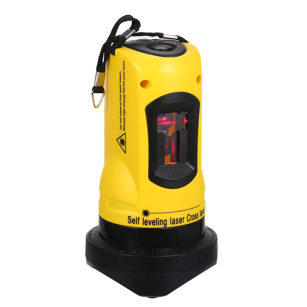 Нивелир лазерный с 2 линиями поворот на 360 градусов|laser level 360|laser levelcross laser |