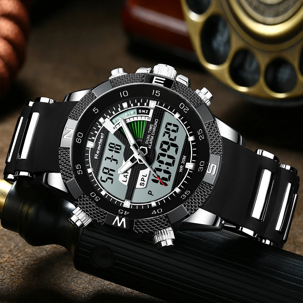 Brand New Luxury Led Quartz Men Watch Digital Army Military Men Sport Watches Clock Male Relogio Ma