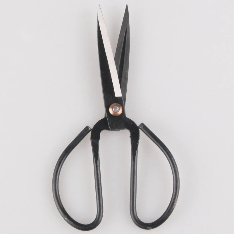 wangmazi Scissors industrial carbon steel scissors curved dent blade