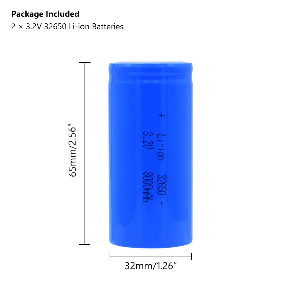 Новинка 3 2 V 8000mAh 32650 литий ионная аккумуляторная батарея для Светодиодный