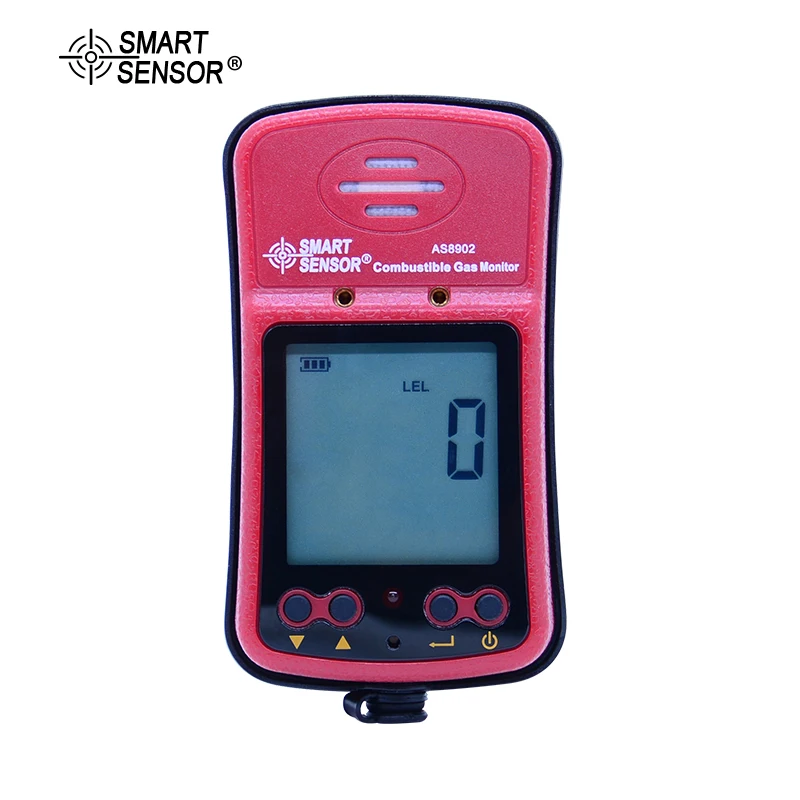 

AS8902 Combustible Gas Detector Portable Gas Leak Detector Sound Light Vibration Alarm Air Monitor with Sound Light Alarm