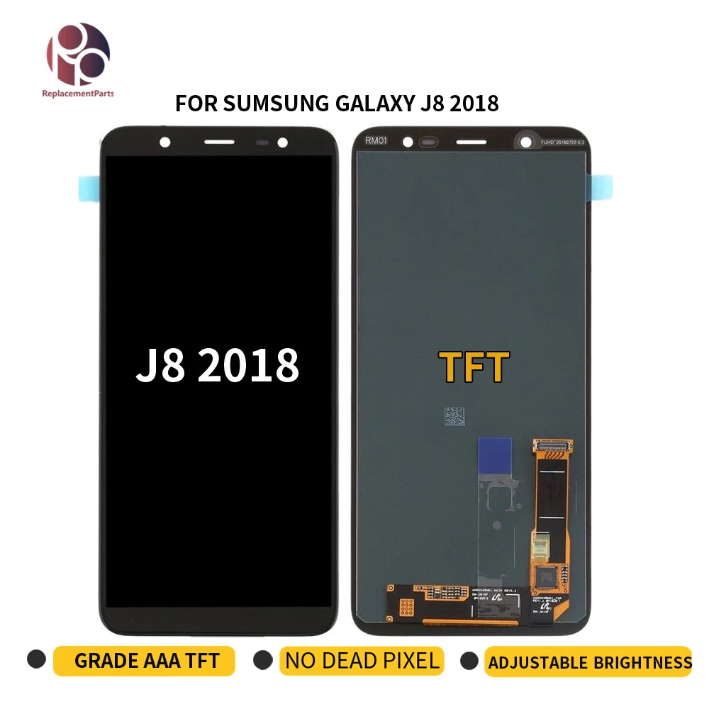 

TESTED For SAMSUNG Galaxy J8 2018 TFT Display LCD Touch Screen Digitizer Replacement For SAMSUNG Galaxy J8 AAA LCDs Screen