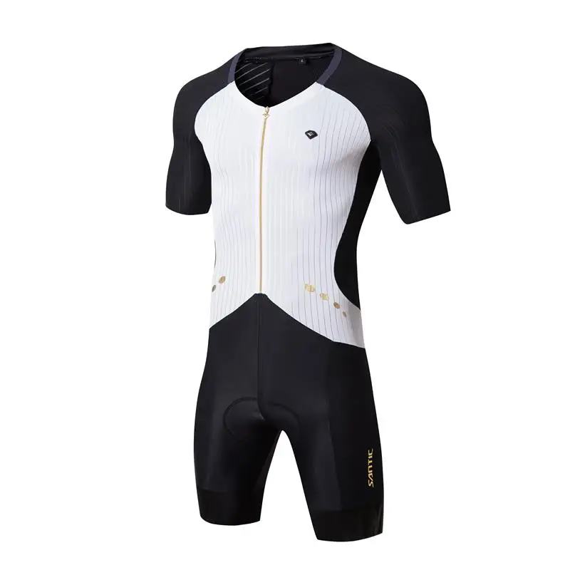 

Men Cycling Jerseys Sets Pro Team Triathlon Piece Extreme Race Fit A-BLEES Elastic Dry Cool Italian Fabric Cycling Clothing