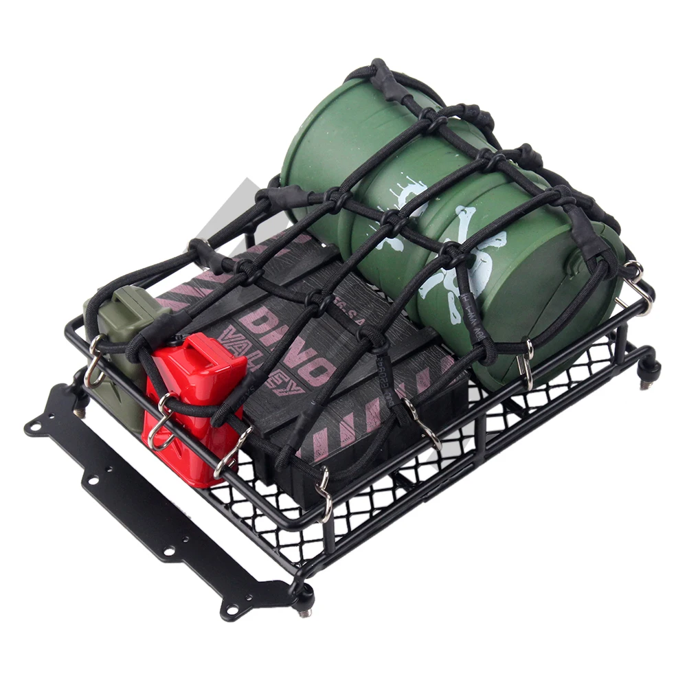 INJORA 6 цветов 132*105 мм эластичная багажная сетка для RC Rock Crawler AXIAL SCX10 D90 RC автомобильные аксессуары