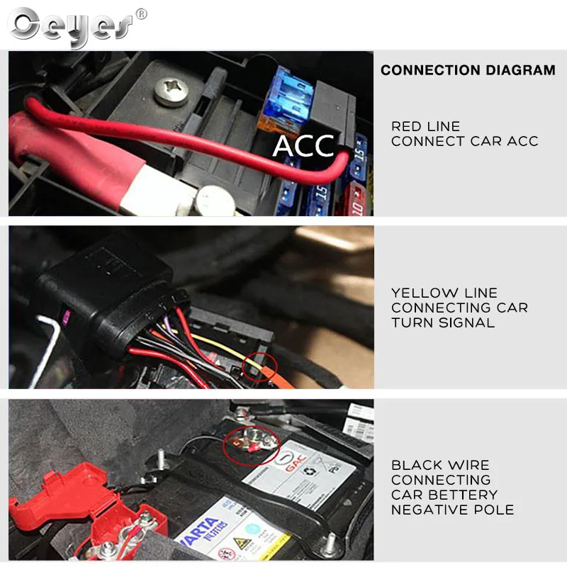 Car Day Light Led DRL Strip Lamp Headlight Daytime Running Lights Flowing (14)