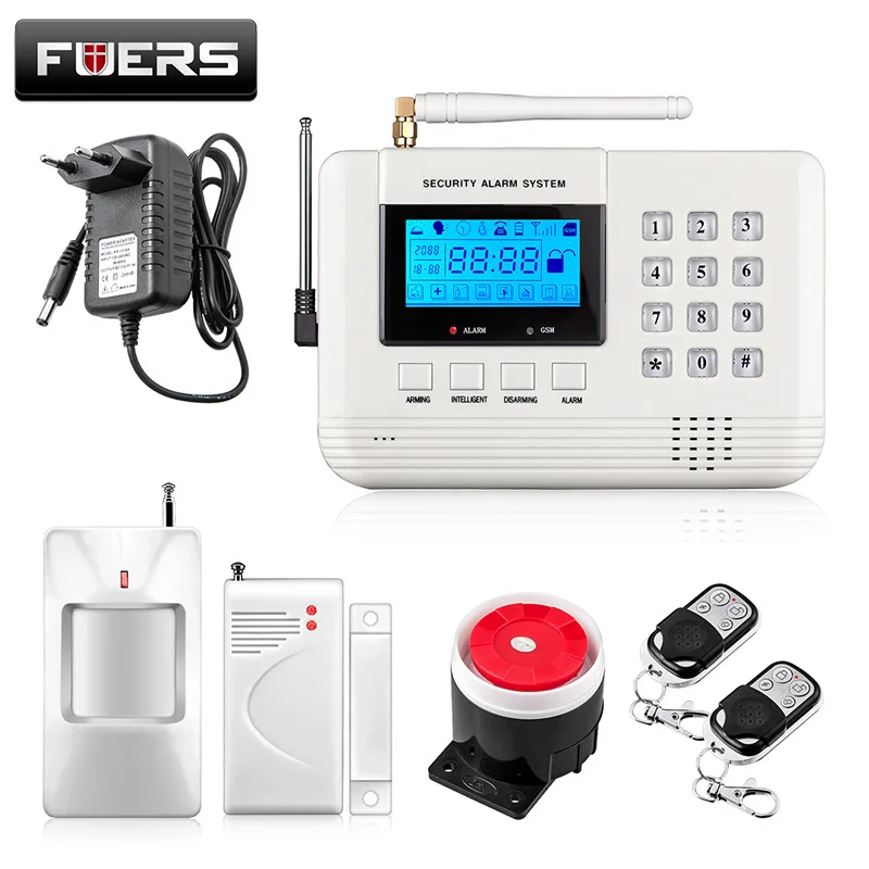 

English/Russian/Spanish voice Stable reliable Home Security Alarm System Wireless&wired Dual-Network GSM PSTN Alarm System