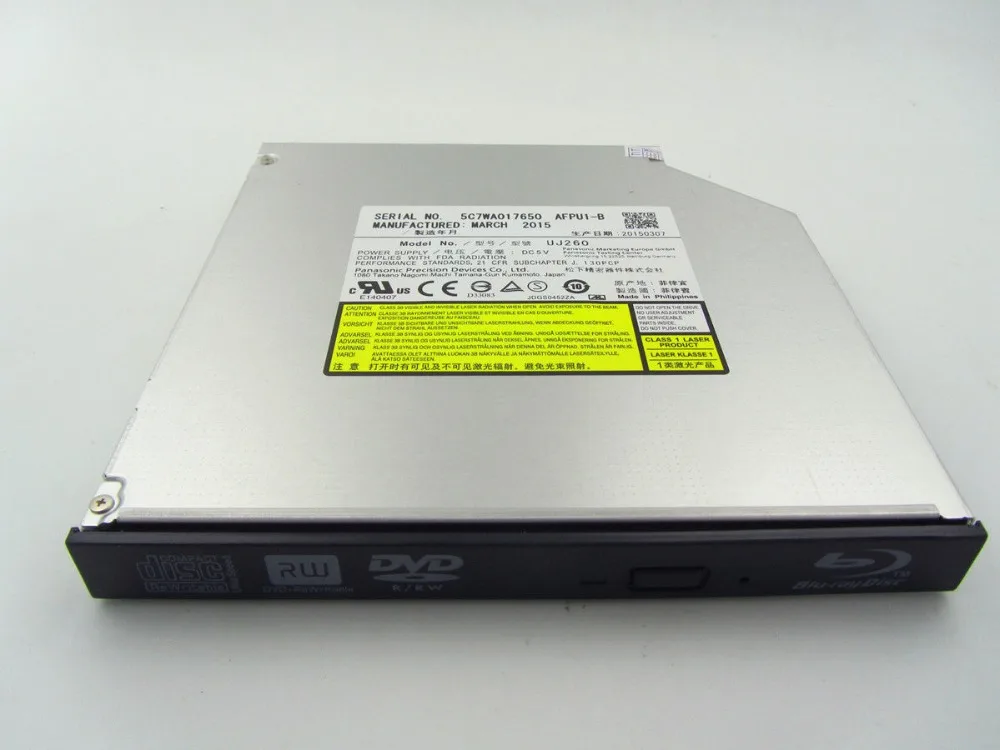 Новый Blu Ray DVD Rewriter 12 7 мм Sata Ноутбук диск для Panasonic UJ 260 UJ260 6x|dvd rewriter|laptop dvd drivedvd drive |