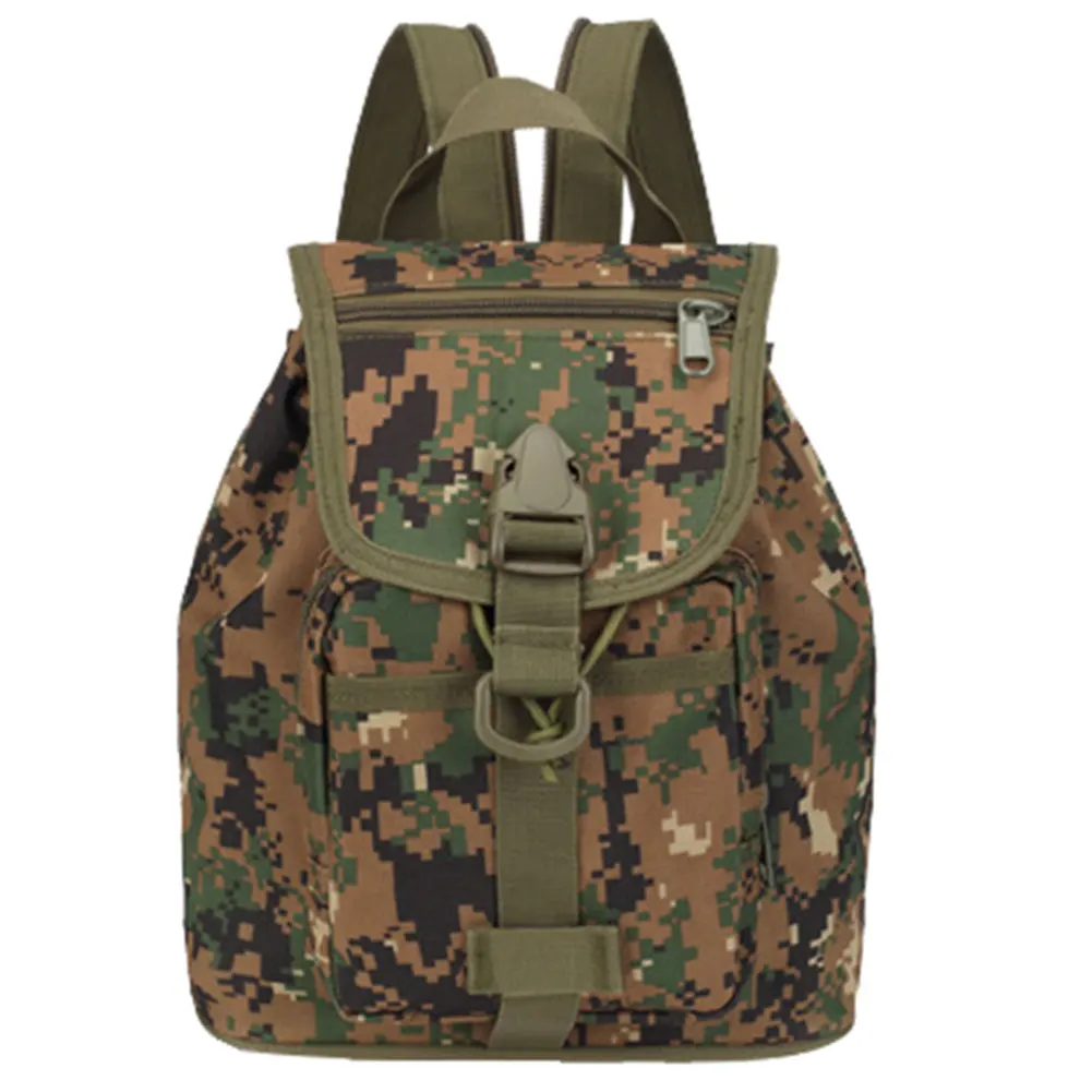 Открытый Многофункциональный камуфляж тактический маленький рюкзак унисекс досуг школьная сумка Спорт Велоспорт Альпинизм сумка на плечо ASD88 - Цвет: 2