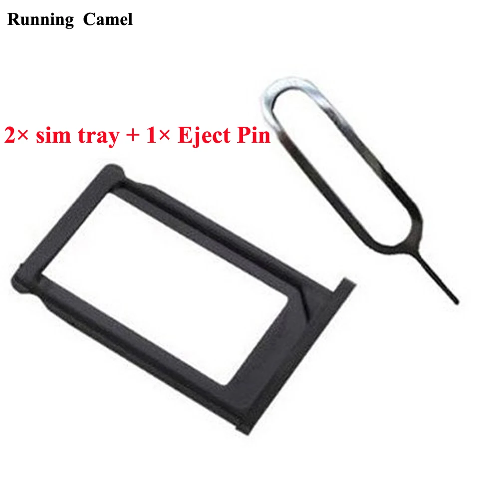 Running Camel 2pcs Lot Sim Card Tray Holder Slot Replacement For
