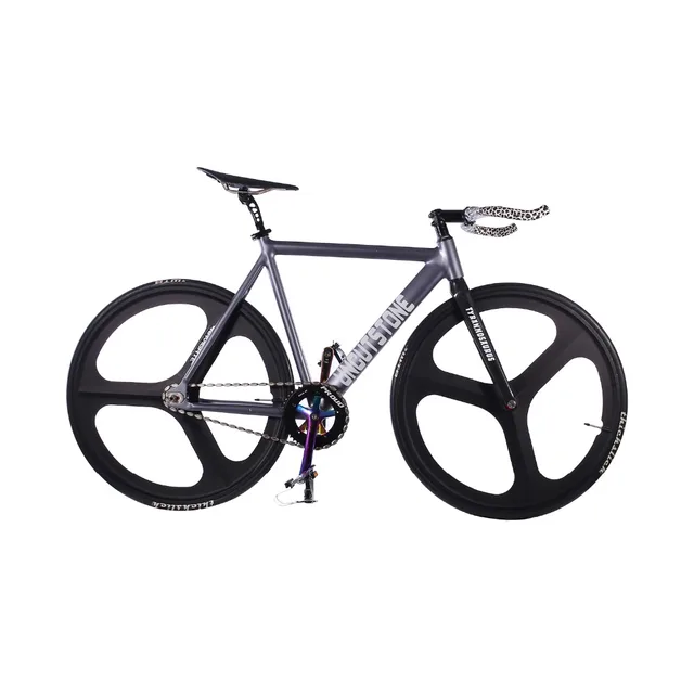 Трек велосипед 54 см DIY 700C Fixie Рама Алюминиевый сплав фиксированный Механизм велосипед трек велосипед Магниевый сплав колеса