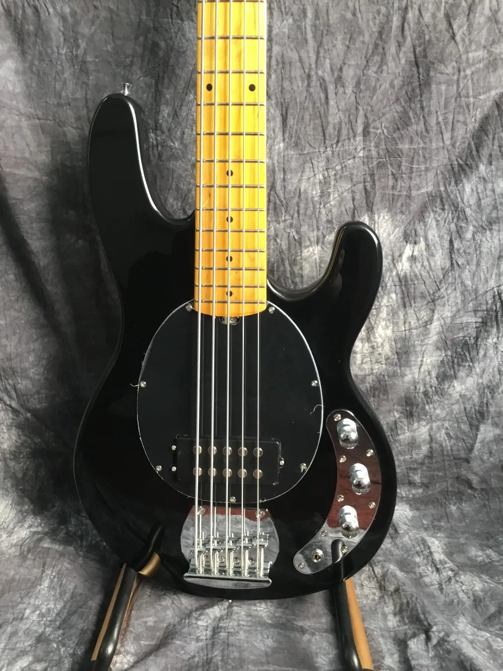 Top Selling Black Rickenback Bass Guitar 4 String Music Electric Bass