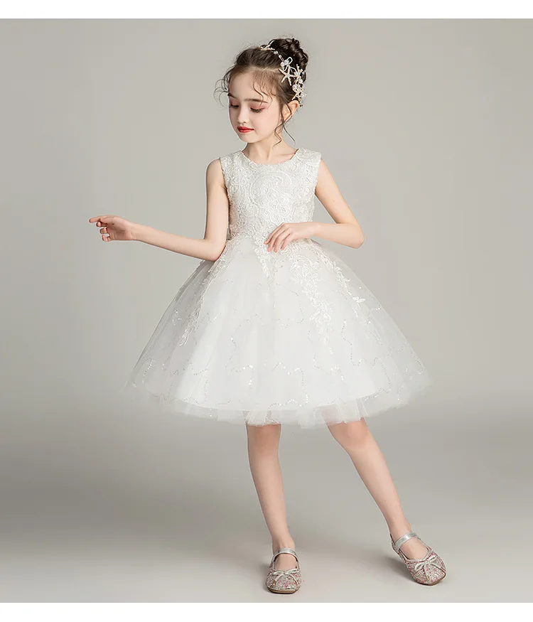 girls fluffy mesh dresses_11