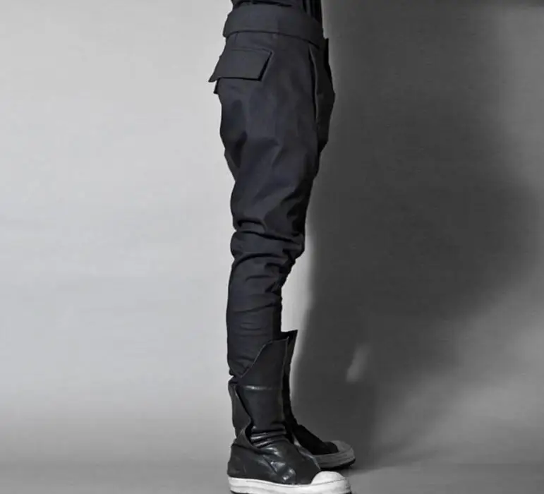 27-46 Men's Clothing GD Hair Stylist Fashion Street Draping Casual Harem Pants Plus Size Costumes