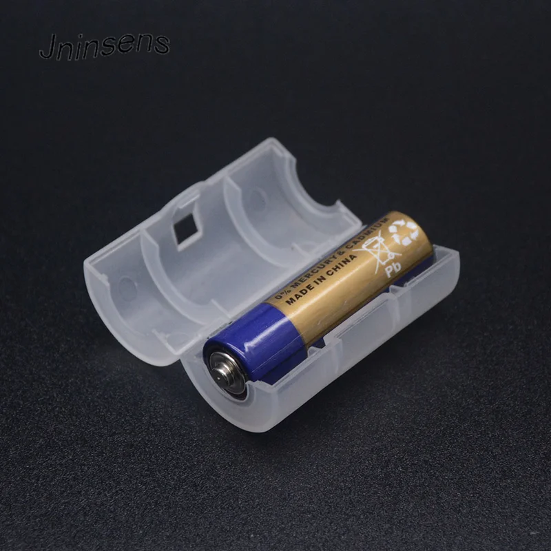 

1 Pcs AA to C Battery Holder Adapter Battery Case Converter Switcher LR06 AA to C LR14 Size Battery Storage Box Wholesale