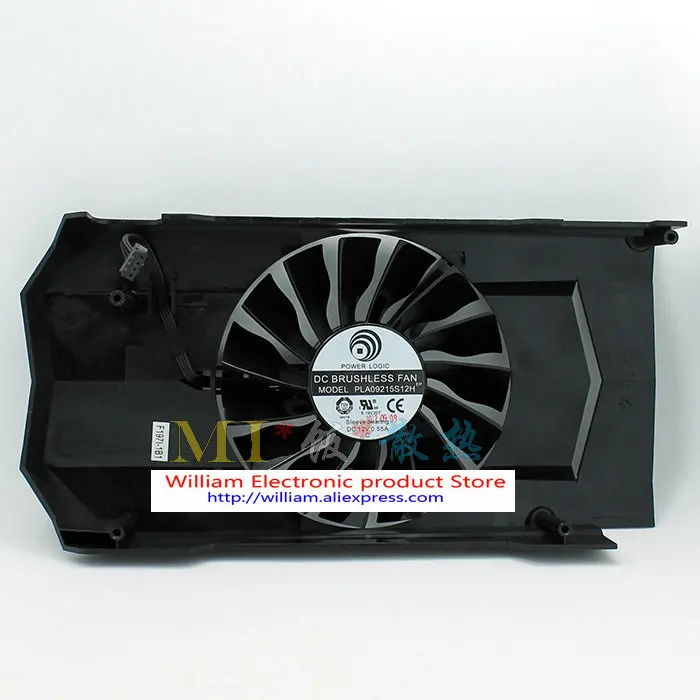 Оригинальный Для MAXSUN GTX660 вентилятора видеокарты MSI PLA09215S12H 0.55A вентилятор