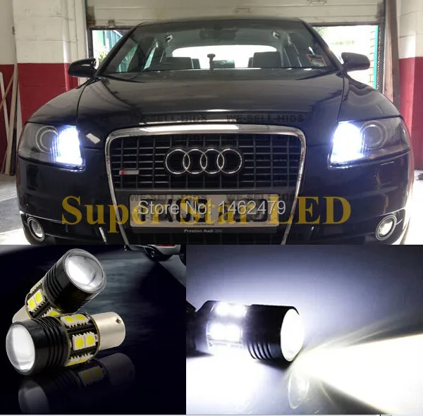 2 x White 6000K 1156 7506 P21w Canbu No Error CREE Chips LED Bulbs For