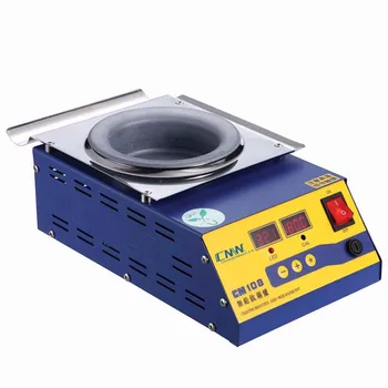 

CM-108 Round high temperature lead free soldering pot titanium solder furnace tin melting digital display 220V 110V 0-600C 500W