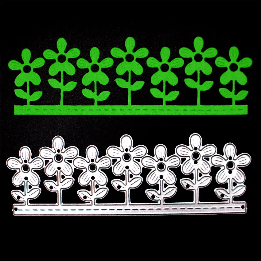  Motif Metal Flowers Cutting Dies DIY For Memory Photo Album Gift Box Invitation Making Templates Cu - 32861015464