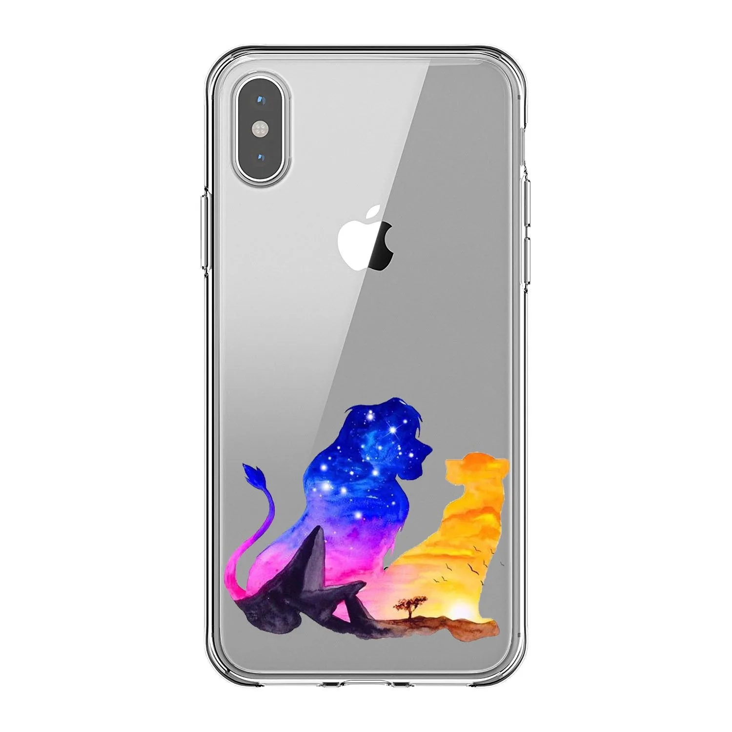 Милый мягкий силиконовый черный чехол для телефона Lion King Hakuna Matata для iPhone 11 Pro MAX 5 5S SE 6 6S Plus 7 8 Plus XS XR XS MAX