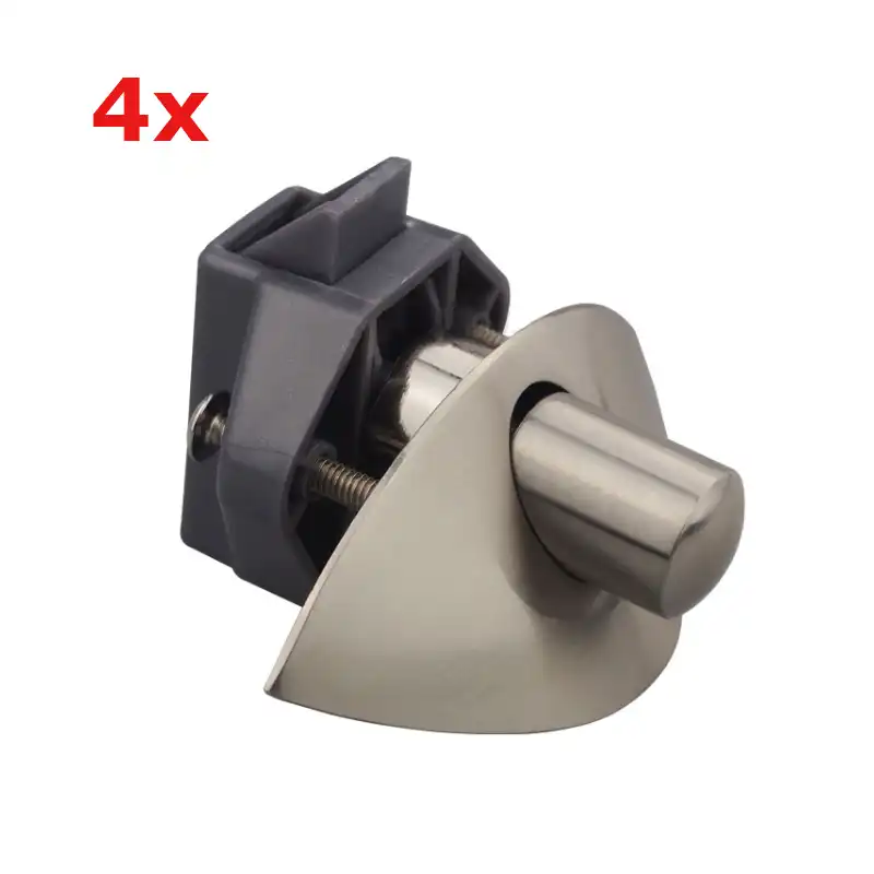 Encell 1set Of 4 Pieces P06 Push Lock Button Door Knob Rv Cabinet