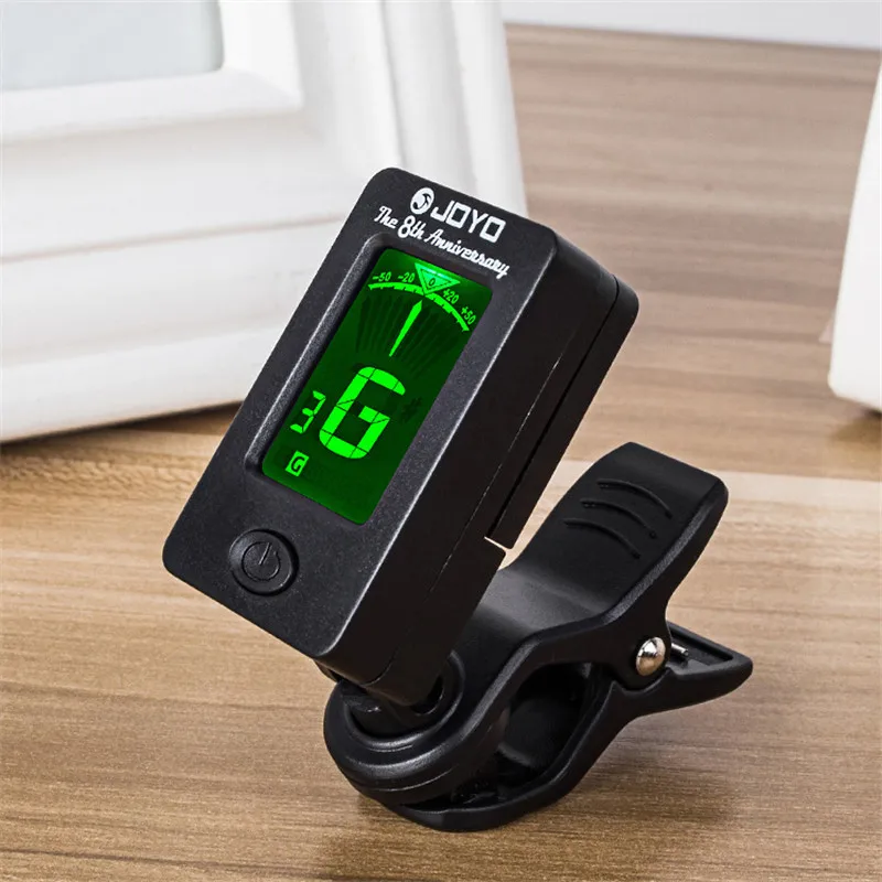 

Guitar Tuner Bass Guitar Ukulele Violin Common Tuner Clip-on LCD Screen 360 Rotatable Accurate Fast Tuning Guitarra