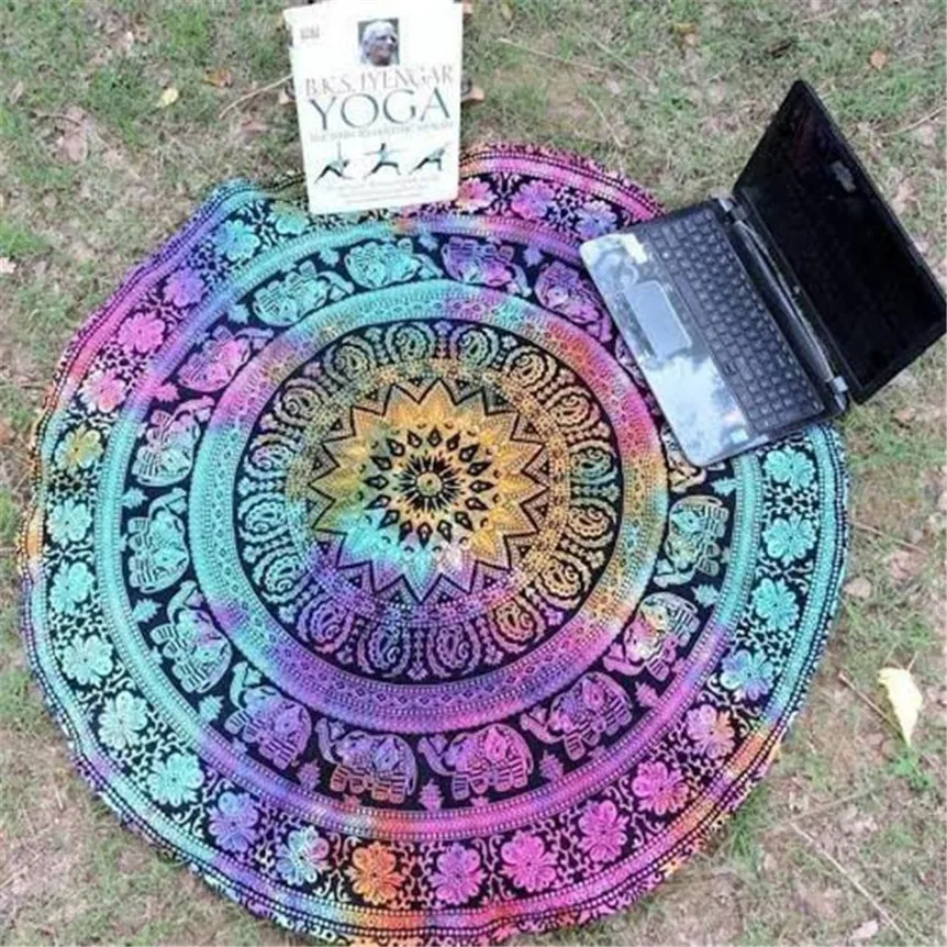

hot selling Fashion Round Beach Pool Home Shower Towel Blanket Table Cloth Mat Extraordinary