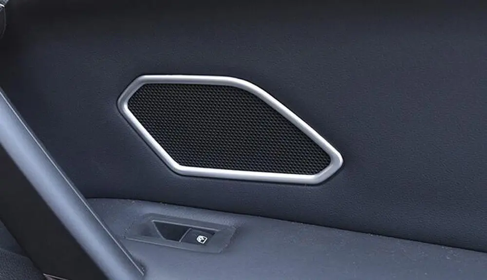 Покрытие для звуковых колонок внутренней двери BBQ @ FUKA отделка Volkswagen VW Tiguan MK2 2018