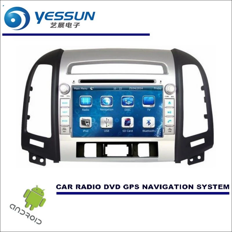 Discount YESSUN For Hyundai Santa Fe 2006~2012 DVD CD GPS Player Radio Navi Stereo HD Screen - Wince / Android Car Navigation Multimedia 3
