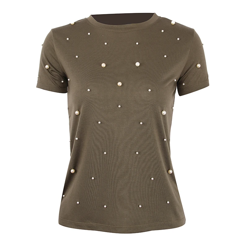 Benficial Women/’s Summer Short Sleeve Round Neck Solid T-Shirt Top Casual Blouse 2019 Summer