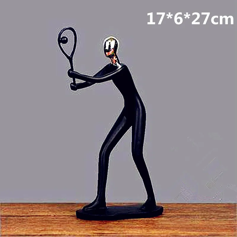 

Abstraction Dancing Motion Figure Statue Resin Craftwork Office Show Window Living Room Decoration L2716