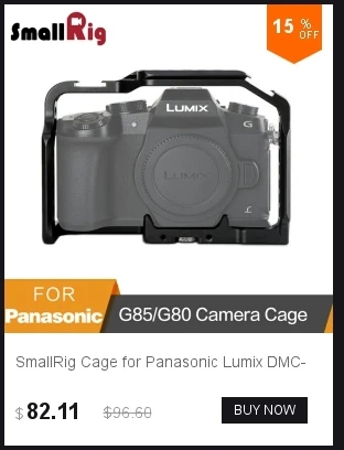 SmallRig G7 клетка для Panasonic Lumix DMC-G7 камера клетка с HDMI кабель зажим+ Холодный башмак+ крепление Nato Rail-1779
