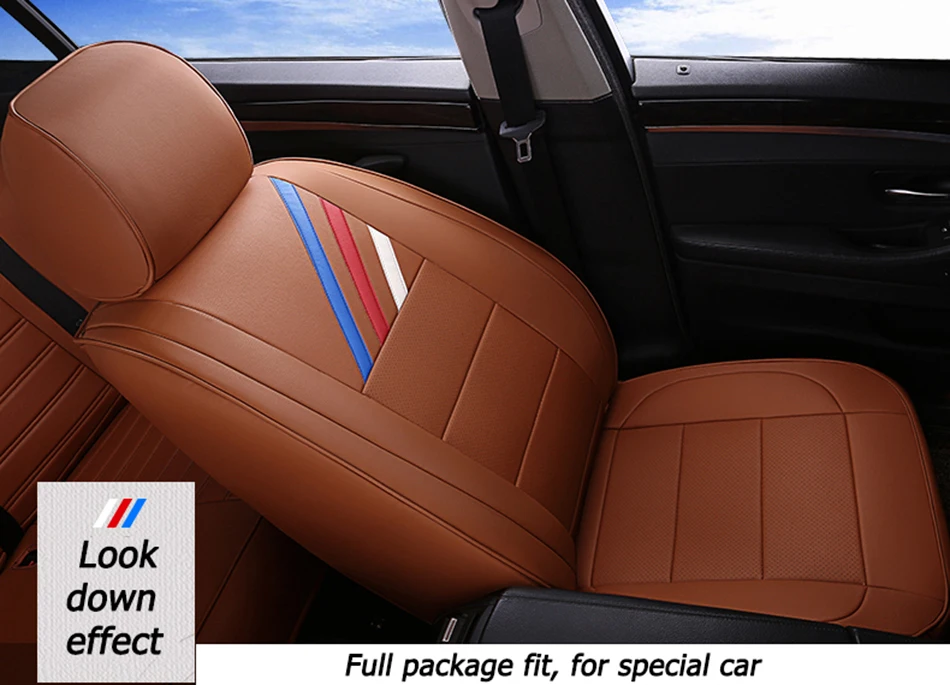 Genuine Leather auto custom car seat cover For bmw e46 e36 e39 e90 x1