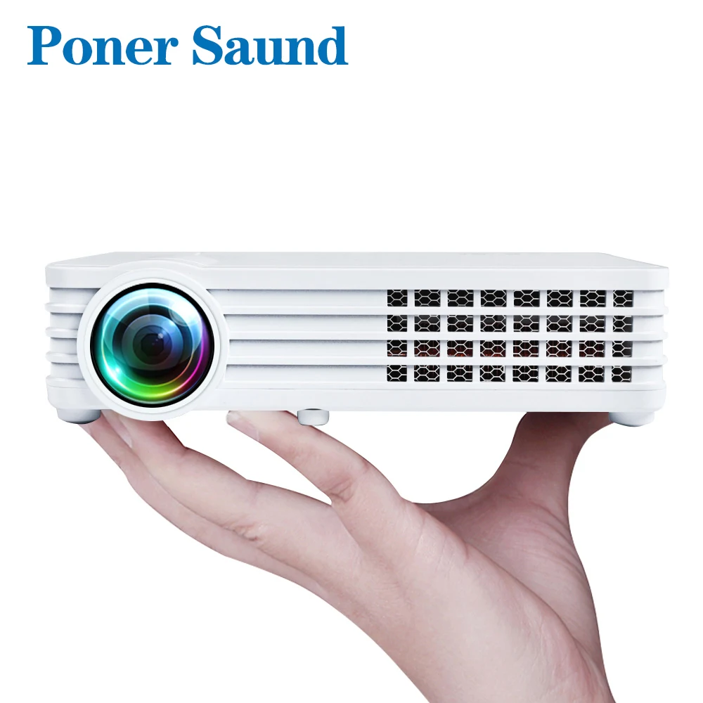 Poner Saund DLP900WIFI Shutter 3D Handheld Portable Mini Projector Optional Android Bluetooth WIFI Home Theatre Support HD1080P Poner Saund DLP900WIFI Shutter 3D Handheld Portable Mini Projector Optional Android Bluetooth WIFI Home Theatre Support HD1080P
