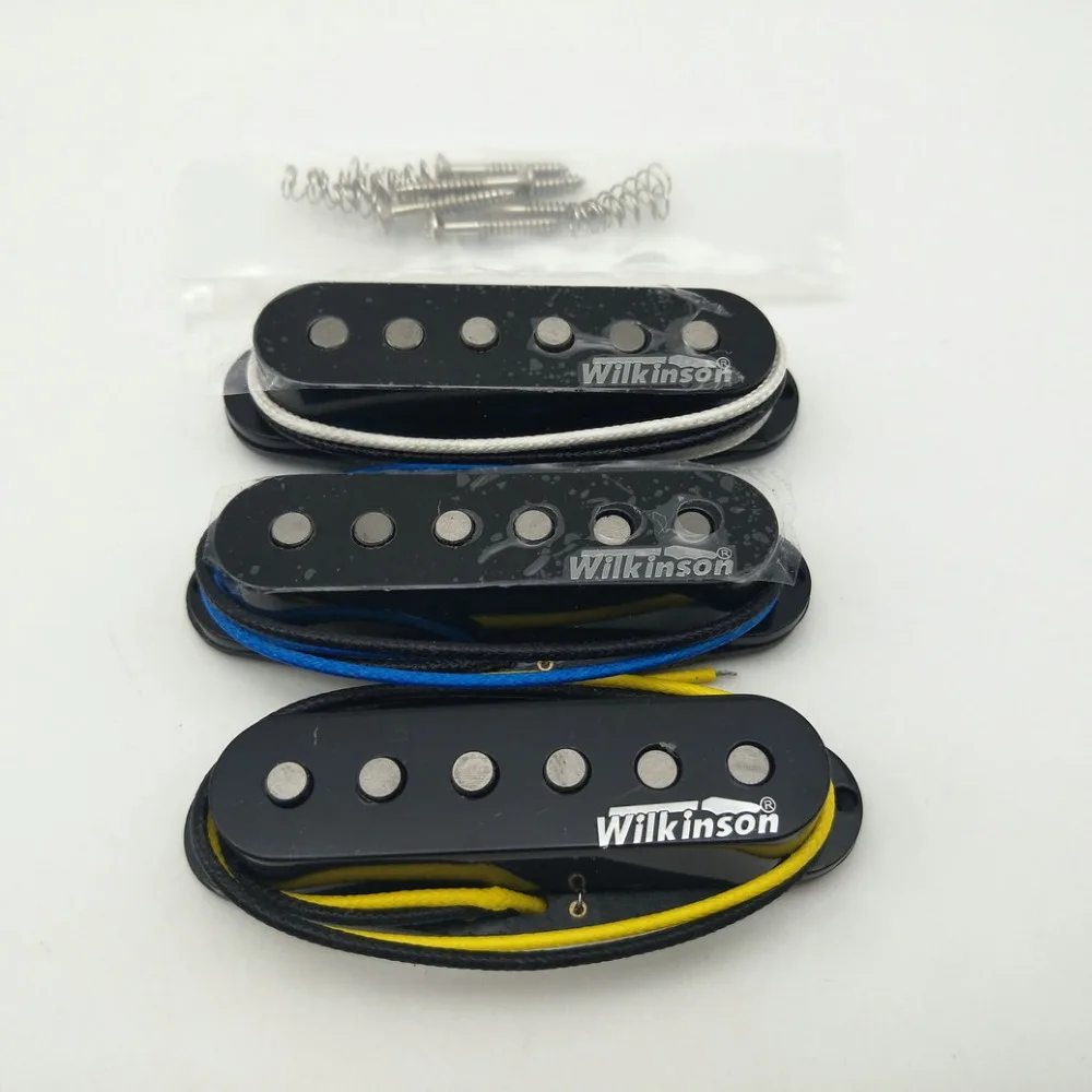 Wilkinson 60's WVS Alnico V одна катушка гитарные пикапы для гитары Stratocaster черный 1