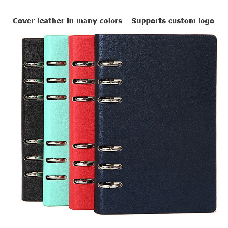 

leather vintage hardcover business notebooks diary journal scheduler coil spiral notebook organizer for the office gifts