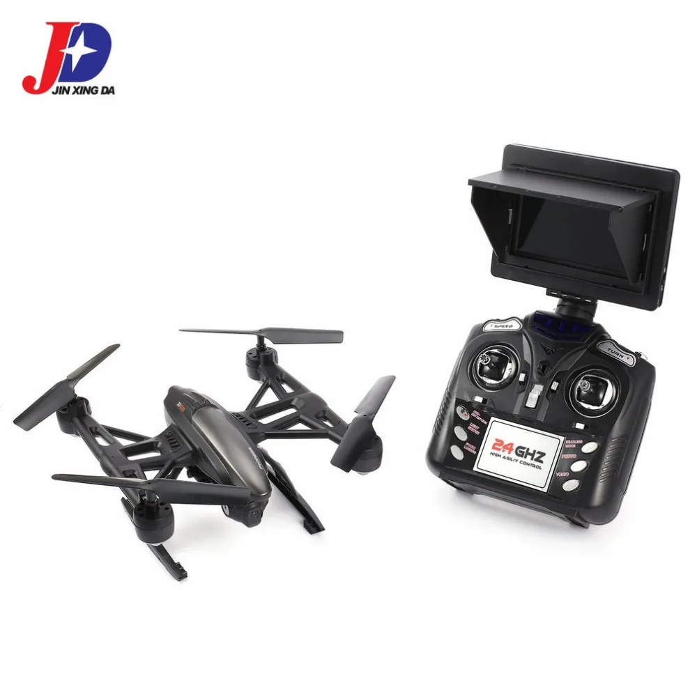 

JIN XING DA 509G 2.4GHz Mini Drone 5.8G FPV RC Quadcopter with 2.0MP HD Camera Headless Mode Altitude Hold Mode tz